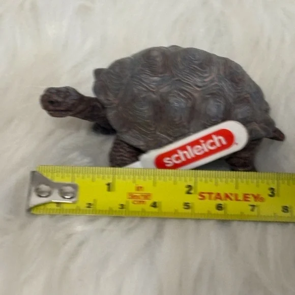 Brown Tortoise Figurine - Realistic Small Pets Toy - Picture 5 of 8